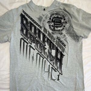 South Pole Light Gray Graphic Short-Sleeve Tee